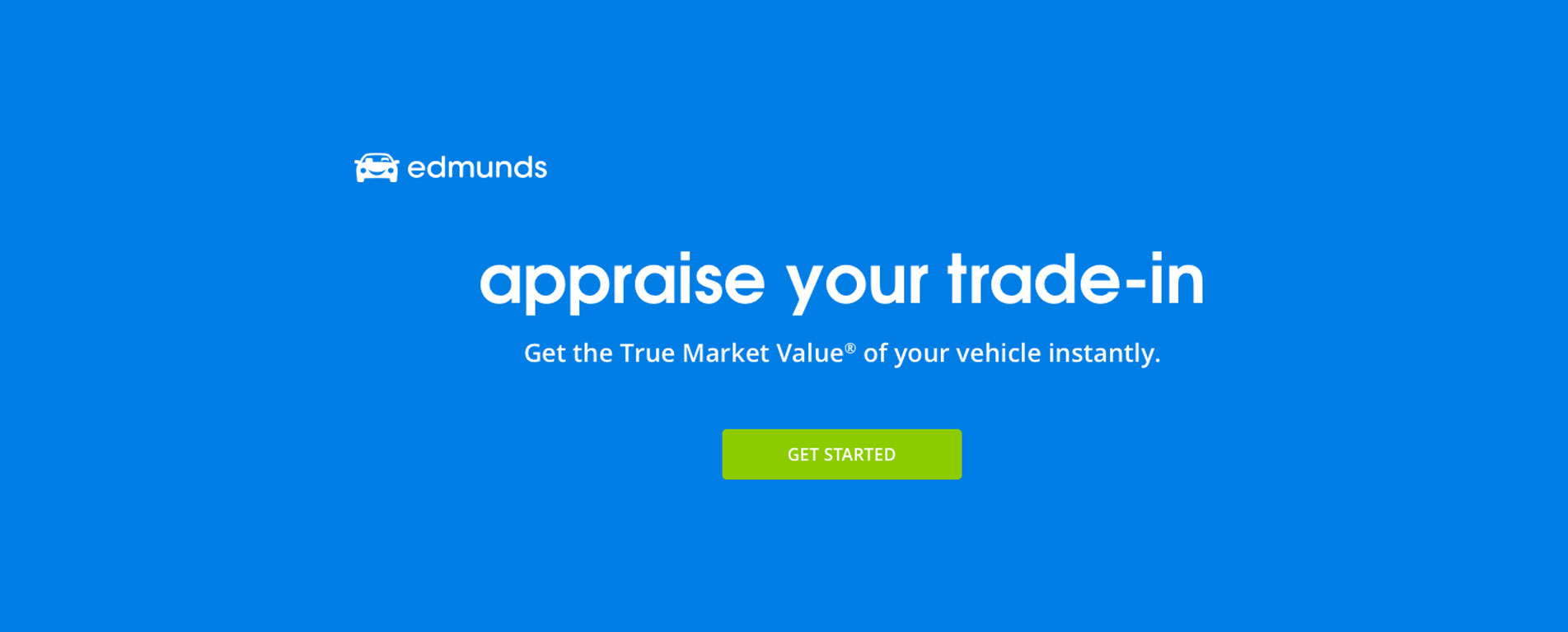 Appraise your trade-in